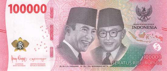 Indonesien 100.000 Rupiah 2023 p168